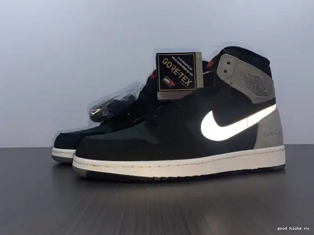 Rep Particle Grey Jordan Black Retro Element High DB2889-001 1 Gore-Tex 0623